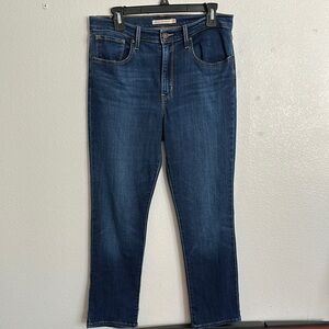 Levi's Blue Straight Leg Jeans Classic Denim Style